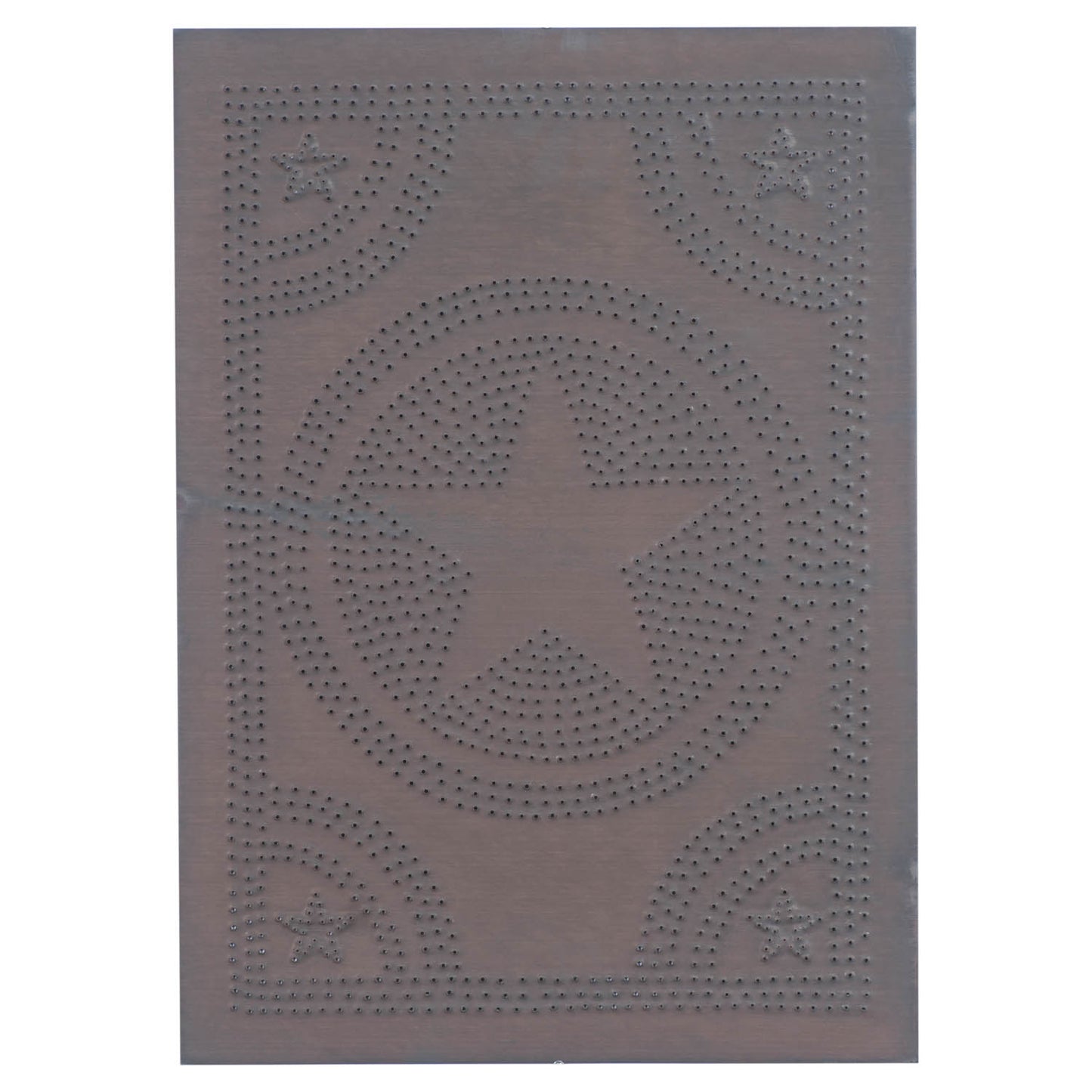 Regular Star Panel in Blackened Tin