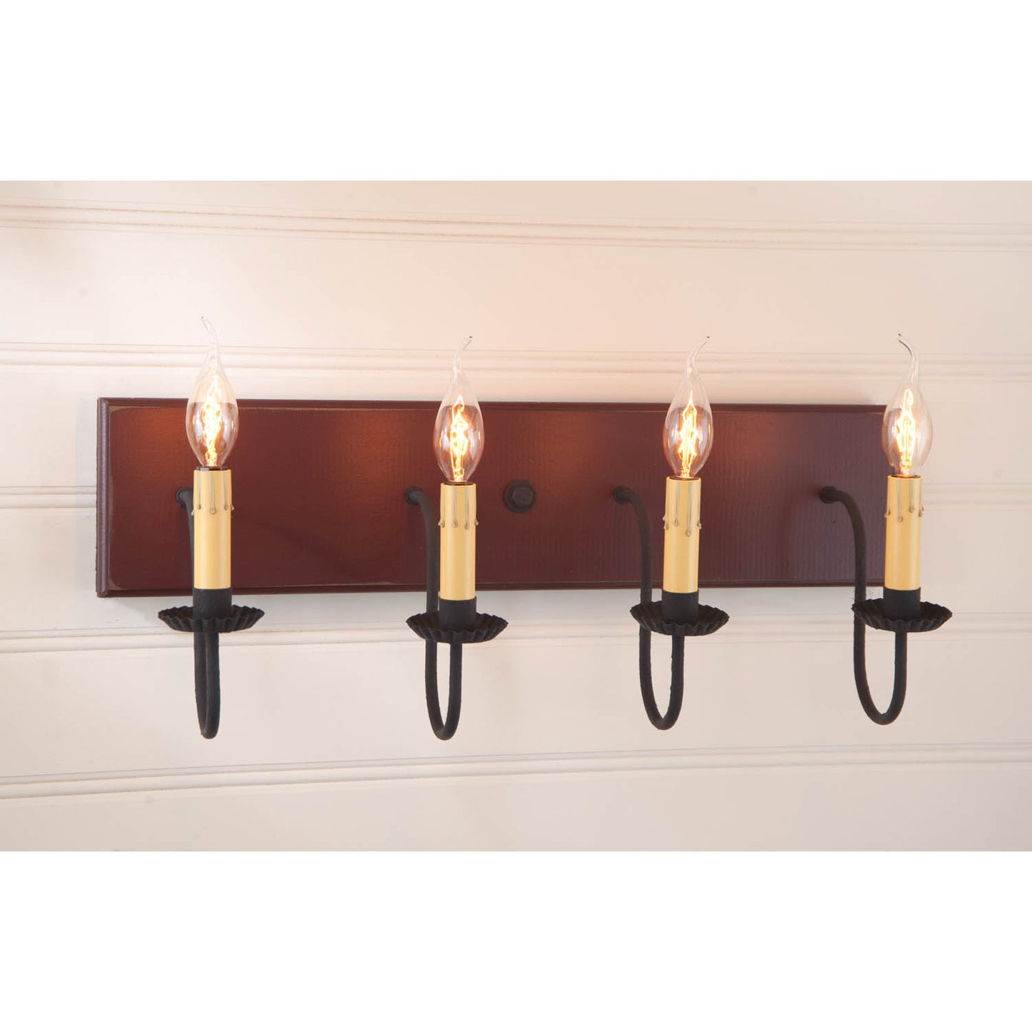 4-Light Vanity Light in Sturbridge Red