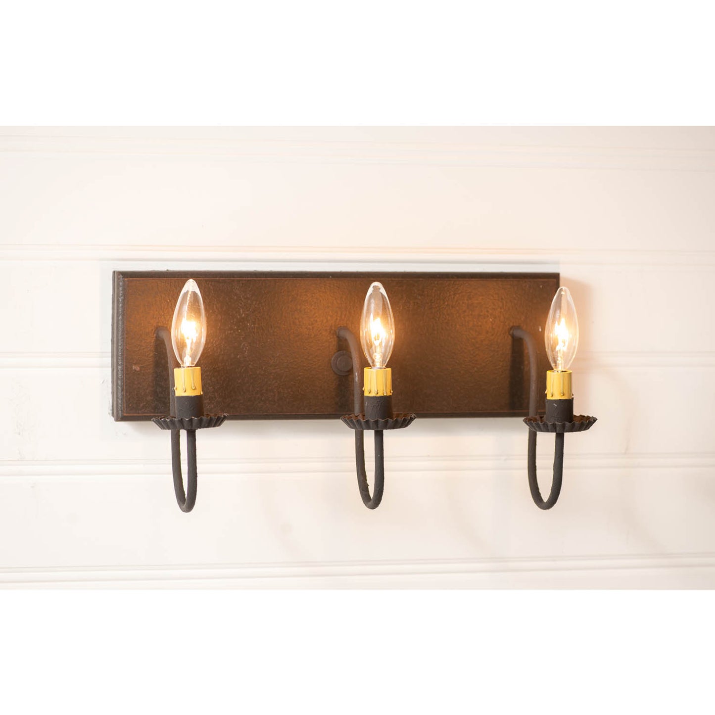 3-Light Vanity Light in Black