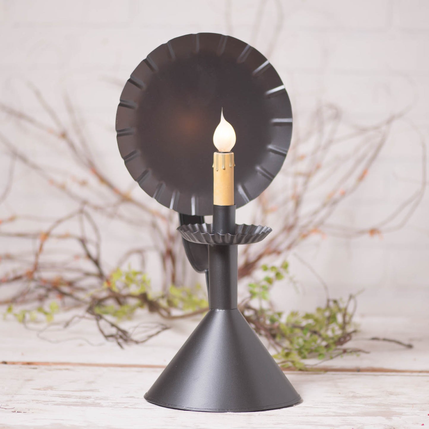 Wired Accent Light on Cone in Smokey Black