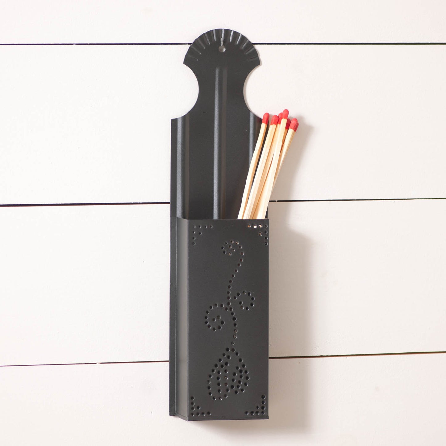 Long Match Holder in Smokey Black