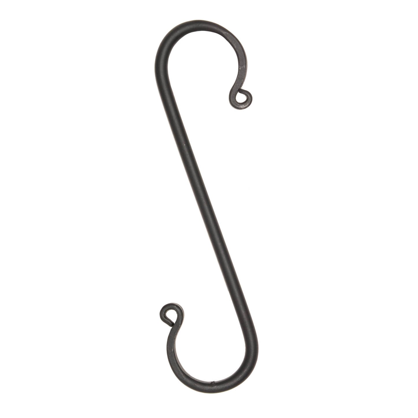 Wrought Iron Large Forged S-Hooks (Set of 6)