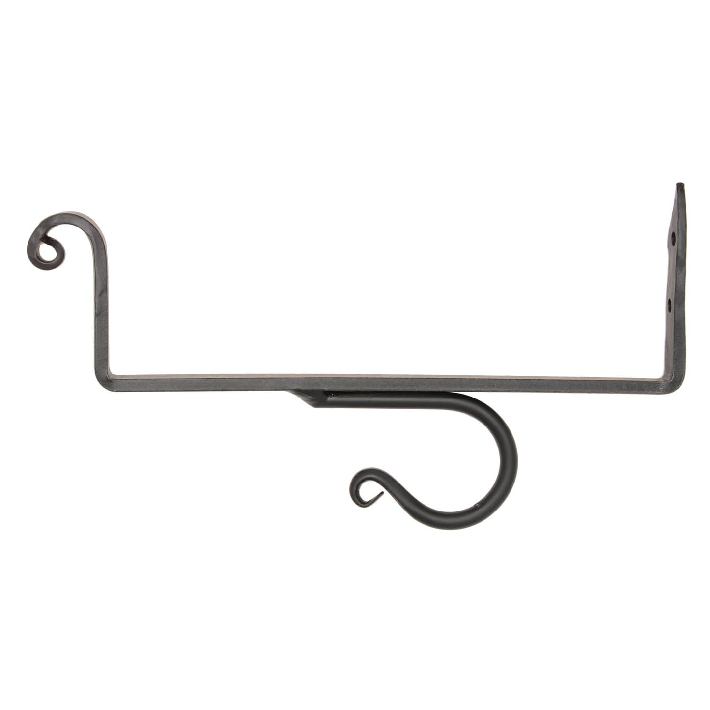 Wrought Iron 8-Inch Shelf Curtain Brackets (Set of 2)
