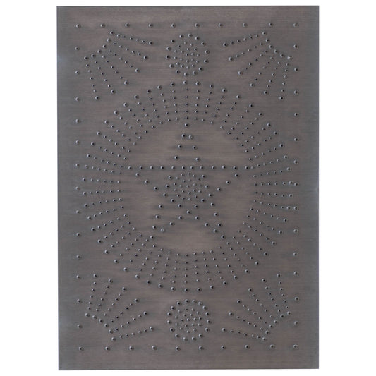 Vertical Morning Star Panel in Blackened Tin
