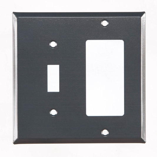 Switch & Rocker Unpierced Cover in Country Tin