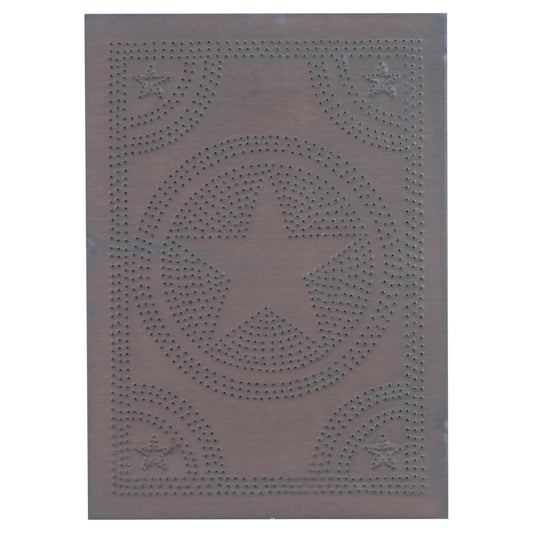 Regular Star Panel in Blackened Tin