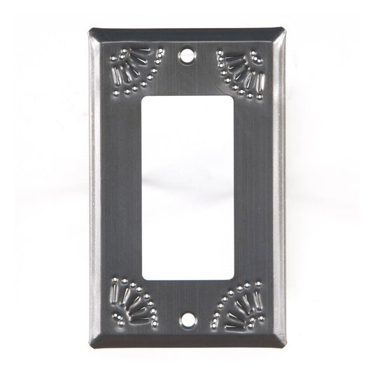 Rocker Switch Cover with Chisel in Country Tin