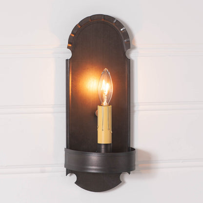 Foot Sconce in Kettle Black