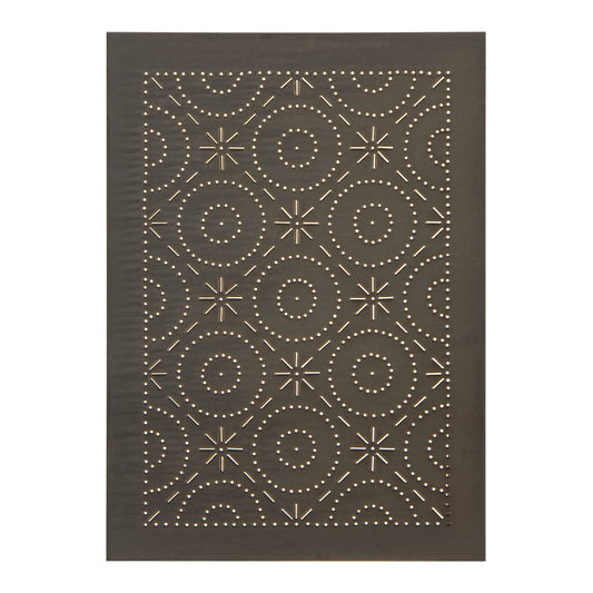 Old Mill Panel in Blackened Tin