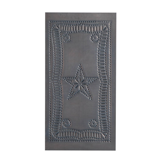 Small Vertical Federal Panel in Blackened Tin