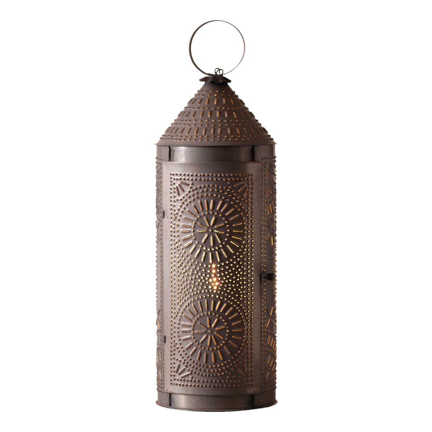 22-Inch Chimney Lantern in Kettle Black
