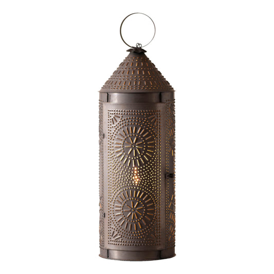 22-Inch Chimney Lantern in Kettle Black
