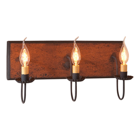 3-Light Vanity Light in Hartford Pumpkin