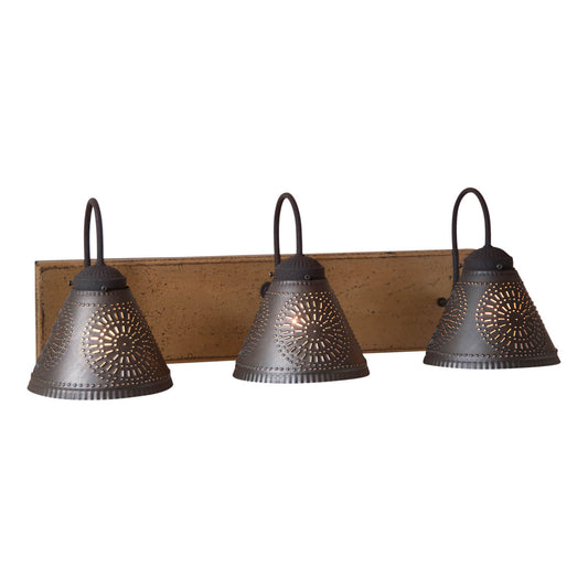 3-Light Crestwood Vanity Light in Pearwood