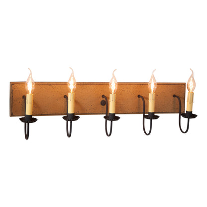 5-Light Vanity Light in Pearwood