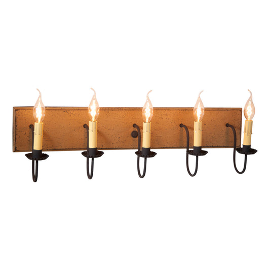 5-Light Vanity Light in Pearwood