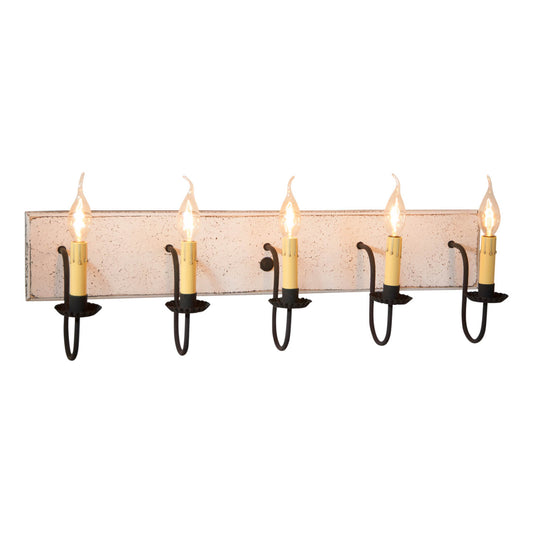 5-Light Vanity Light in Vintage White