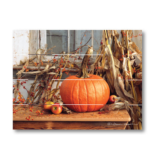 Pumpkin - Corn Shock