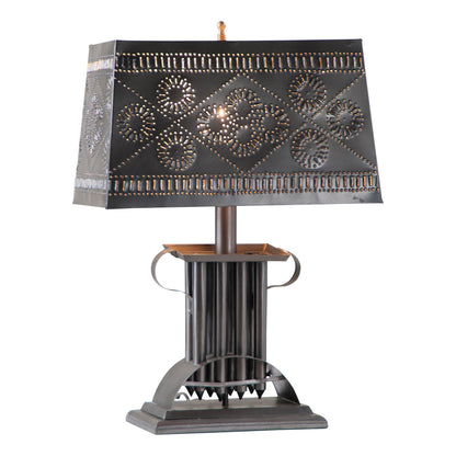 Rectangular Candle Mold Lamp with Shade