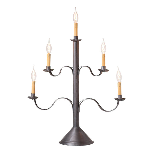 Pyramid Accent Light in Antique Tin